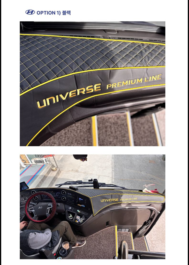 현대 신형 가죽 대쉬보드커버 - Detail 5